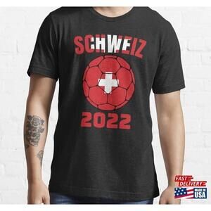 Schweiz Fussball Essential Tshirt Unisex
